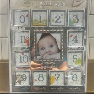 Baby’s First Year Photo Frame, mini frames for every month.